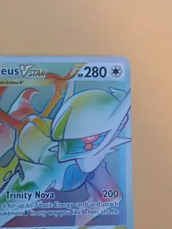 Pokemon Sword & Shield Brilliant Stars Arceus vstar 176/172 Rainbow Secret Rare - Image 5