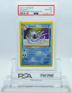 POKEMON LEGENDARY COLLECTION GOLDUCK #43 PSA 10 GEM MINT #41395771 - Image 1