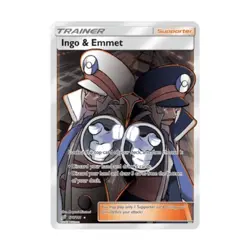 Pokemon SM - Team Up Ingo & Emmet (Full Art) (UR) #176 (Holo) NM - Image 1