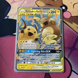 Pokemon Raichu & Alolan GX 54/236 Unified Minds 2019 World Championship - Image 1