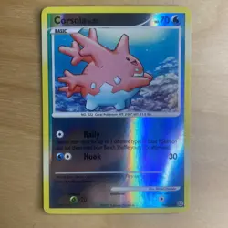 Pokemon CORSOLA 84/132 REVERSE HOLO | NM Played | Secret Wonders | 2007 - Image 1