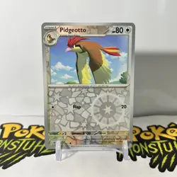 Pidgeotto 17/165 - Pokemon TCG S&V 151 Reverse Holo Common - NM - Image 1