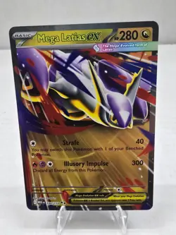 2025 Pokemon TCG: MEGA LATIAS EX 100/132 Mega Evolution MEG EN Double Rare Holo - Image 1