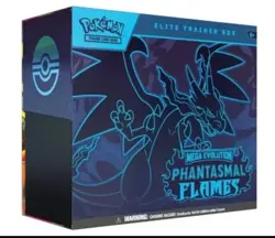 Pokemon Mega Evolution Phantasmal Flames Elite Trainer Box ETB Sealed - Image 1