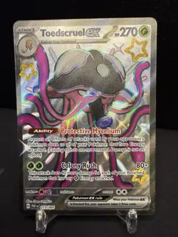 Pokemon Toedscruel ex 213/091 Paldean Fates Shiny Ultra Rare Full Art Holo NM - Image 1