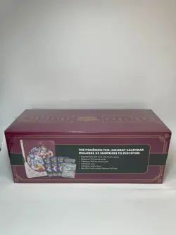 (1) NEW SEALED 2025 POKEMON TCG HOLIDAY CALENDAR ADVENT BOX - Image 2