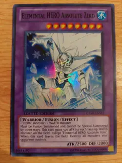 Elemental HERO Absolute Zero - GENF-ENSE1 - Very Lightly Played VLP - Image 1