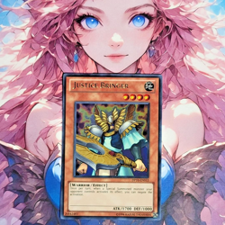 Yugioh - Justice Bringer - DP10-EN013 - Ultra Rare - Unlimited - Light Play - Image 1
