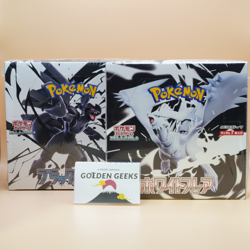 Set of 2 Pokemon Card Black Bolt White Flare Booster Box SV11B W Japan w/shrink - Image 1