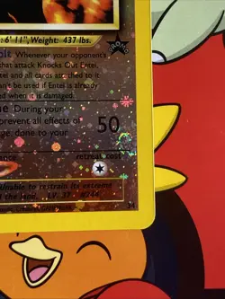 Three SWIRL Entei Black Star Promo #34 Movie Reverse Holo - Pokemon Card - LP - Image 3