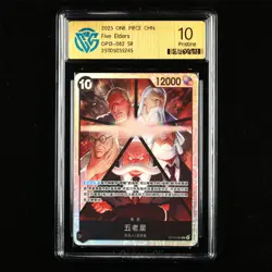 CCG Pristine 10 2025 ONE PIECE CHN .TCG Card OP13-082 SR Five Elders - Image 1