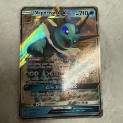 Vaporeon GX SM172 Holo Card SM172 Promos, Near Mint Condition - Image 1