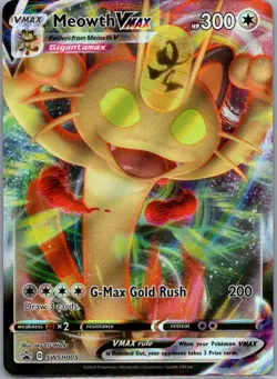 Meowth VMAX - Promo SWSH: Sword & Shield Promo Cards SWSH005 NM - Image 1