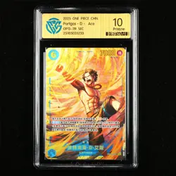 CCG Pristine 10 2025 ONE PIECE CHN .TCG Card OP13-119 SEC Portgas·D· Ace - Image 1