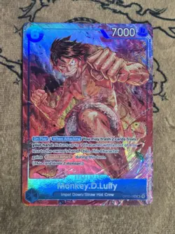 One Piece Card Game Monkey.D.Luffy (Alternate Art) OP02-062 SR NM English - Image 1