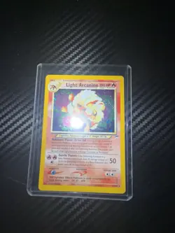 Pokemon Light Arcanine Neo Destiny Holo Rare Card 012/105 NEAR MINT - Image 1