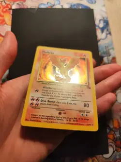 card Pokemon TCG set Fossil Moltres 12/62 holo foil english arita 151 wotc 1999 - Image 3