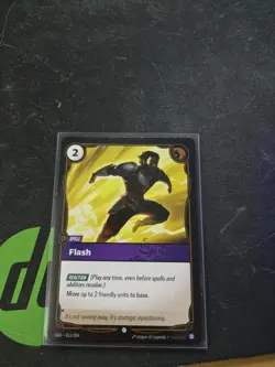 Flash Spell Riftbound Origins TCG Card NM Proving Grounds Exclusive - Image 1