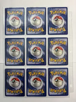 Pokemon Bulk Wotc 9 Card Vintage Lot Shadowless Unlimited LP-MP - Image 3