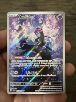 Pokemon TCG Munkidori Illustration Rare Card 072/064 Shrouded Fable - Image 1