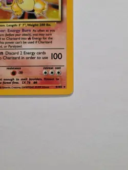 Charizard 4/102 Base Set Rare Holo Pokemon Card WOTC 1999 - Excellent/Near Mint - Image 5