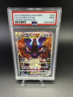 Lucario VSTAR SWSH291 SWSH: Sword & Shield Promo Cards Holo PSA 9 MINT Pokemon - Image 1