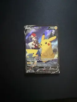 Pokemon TCG Lost Origin Trainer Gallery Pikachu v TG16/TG30 Holo Card - Image 1