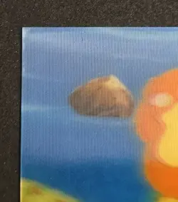 Psyduck Japanese Lenticular 3D Card Meiji Milk Cocoa Pokemon - Image 2