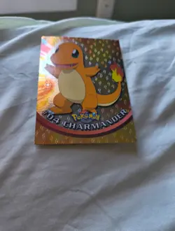 CHARMANDER #04 2000 TOPPS CHROME SERIES 1 HOLO FOIL POKEMON TV ANIMATION CARDS - Image 2