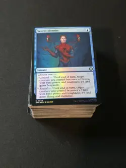 Magic The Gathering Spider-Man Collector Edition Bulk Cards Lot - NM - Image 1