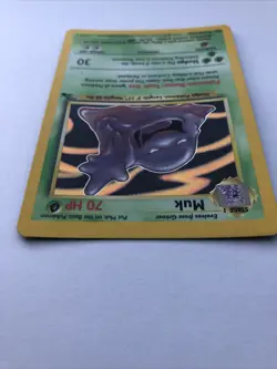 Muk 13/62 Rare Holo Pokemon Card Fossil Set 1999 WOTC Great Condition - Image 4