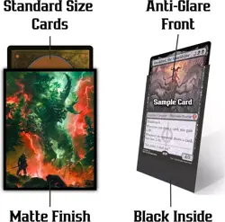 MTG (Red-Green Monster) - 100Ct Matte TCG Card Art Sleeves by - Image 3