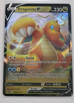 Pokemon TCG - Dragonite V SWSH154 - Sword & Shield Promo Cards Holo LP - Image 1