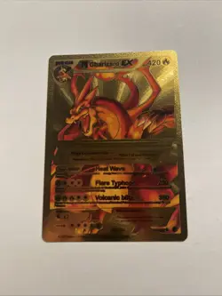 M Charizard EX Ultra Rare Card - 159/300 Gold Foil Fan Art NM/M - Image 1