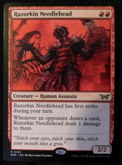 Razorkin Needlehead - Regular - NM (Unplayed) - Duskmourn - Image 1
