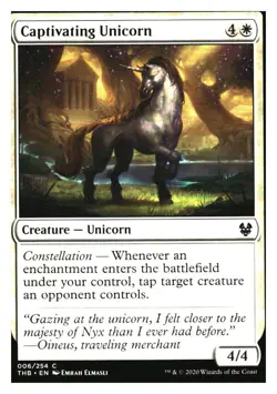 Capitvating Unicorn Theros Beyond Death MTG - NM+ *Mythic Relics* - Image 1