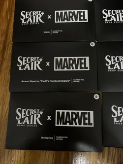 MTG Secret Lair X Marvel The Astonishing Foil Bundle + promo Signet In Hand New - Image 2