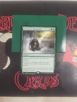 Magic The Gathering Commander Midnight Hunt "Shamanic Revelation" 143 RARE NM - Image 1