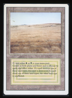 Savannah - Revised 1994 - Magic the Gathering - Image 1