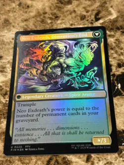 EXDEATH, VOID WARLOCK Magic the Gathering MTG Final Fantasy Foil - Image 2