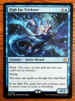 MTG High Fae Trickster - Foundations, English - Image 1