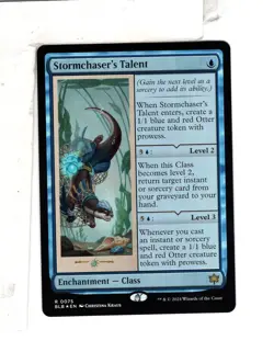 MTG SkeenAB Stormchaser's Talent FOIL from BLB. NM. - Image 1