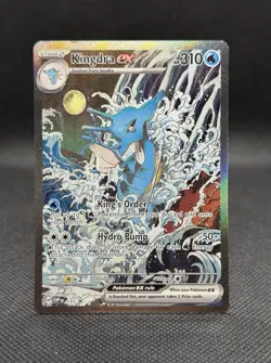 Kingdra ex 131 ex Full Art Ultra Rare Pokemon - Scarlet & Violet Promo NM - Image 1