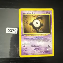 Pokemon Karte Trading Neo Revelation Nr 67/75 Icognito deutsch - Image 1
