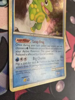 2010 POLITOED 7/95 HeartGold SoulSilver UNLEASHED POKEMON Holo LP/NM Swirl - Image 5