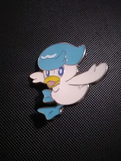 Quaxly Official Pokemon Collector's Pin Enamel Metal Paldea Pin Collection 2023 - Image 1
