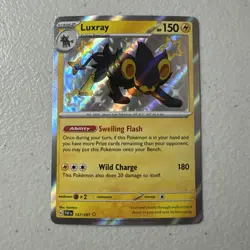 Luxray NM Baby Shiny 137/091 SV: Paldean Fates Pokemon TCG Holo - Image 1