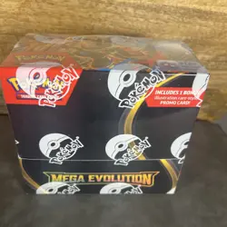 Pokemon TCG Mega Evolution Enhanced Booster Box 36 Packs with Promo Sealed New - Image 1