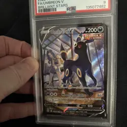 2022 POKEMON SWORD & SHIELD BRILLIANT STARS #TG22 FULL ART/UMBREON V PSA 9 - Image 4