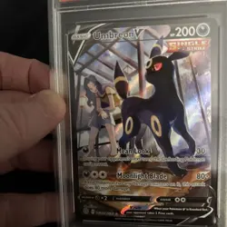 2022 POKEMON SWORD & SHIELD BRILLIANT STARS #TG22 FULL ART/UMBREON V PSA 9 - Image 5